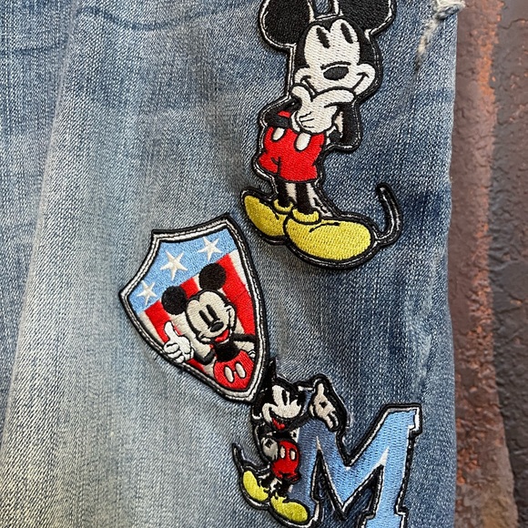 Torrid Mickey Mouse Distressed Jeans Women's PLUS 22R Disney - Picture 5 of 10